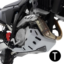Cubrecárter de aluminio Crosspro Suzuki DR-Z 400 25-26 negro texturizado