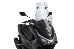 Cúpula Puig 22565W V-Tech Line Touring con visera Honda PCX 125 Transparente