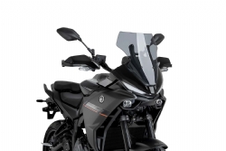 Cúpula Puig 22767H Touring con visera Yamaha Tracer 7 2025 Ahumado claro