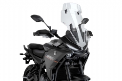 Cúpula Puig 22767W Touring con visera Yamaha Tracer 7 2025 Transparente