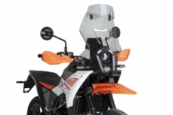 Cúpula Puig 23150H Touring con visera KTM 390 Adventure X / R 25 Ahumado claro