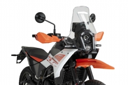 Cúpula Puig 23150W Touring con visera KTM 390 Adventure X / R 25 Transparente