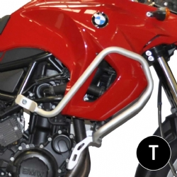 Defensas de carenado Crosspro BMW F650GS 08-12 negro texturizado