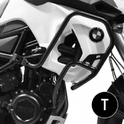 Defensas de carenado Crosspro BMW F800GS 07-16 negro texturizado