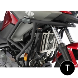 Defensas de carenado Crosspro Honda NC750X 16-20 negro texturizado
