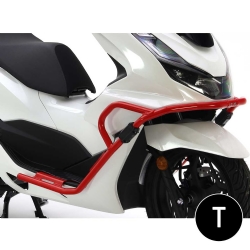 Defensas de carenado Crosspro Honda PCX 125 21-24 negro texturizado