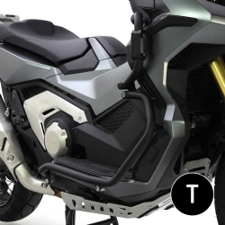 Defensas de carenado Crosspro Honda X-ADV 750 21-23 negro texturizado