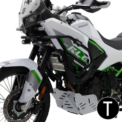Defensas de carenado Crosspro Kawasaki KLE 500 / KLE 500 SE 26 negro texturizado