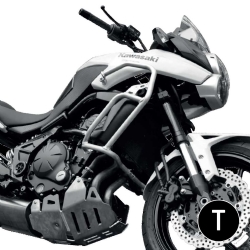 Defensas de carenado Crosspro Kawasaki KLE 650 Versys 10-14 negro texturizado