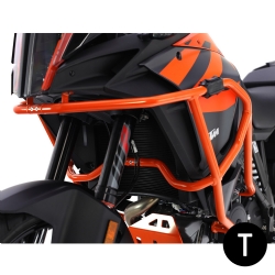 Defensas de carenado Crosspro KTM 1290 Super Adventure R negro texturizado