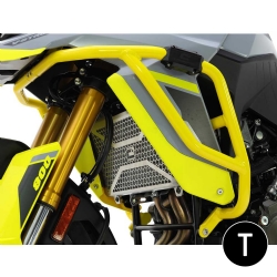 Defensas de carenado Crosspro Suzuki de 800 V-strom 23-24 negro texturizado