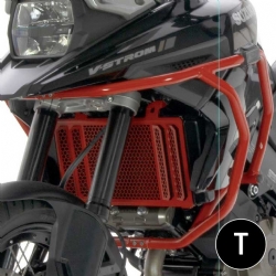 Defensas de carenado Crosspro Suzuki DL1050 V-strom 20-24 negro texturizado