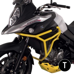 Defensas de carenado Crosspro Suzuki DL650 V-strom 17-24 negro texturizado
