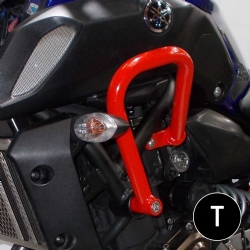 Defensas de carenado Crosspro Yamaha MT-07 18-20 negro texturizado