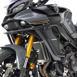 Defensas de carenado Crosspro Yamaha Tracer 9 GT+ 23-24 negro texturizado