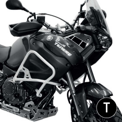 Defensas de carenado Crosspro Yamaha XTZ 1200 Super Ténéré 10-14 negro texturizado