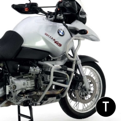 Defensas de motor y carenado Crosspro BMW R1150GS 99-04 negro texturizado