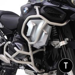 Defensas de motor y carenado Crosspro BMW R1250GS Adventure 19-24 negro