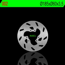 Disco de freno NG 002 185 x 3,5 mm trasero fijo