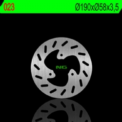 Disco de freno NG 023 190 x 3,5 mm fijo