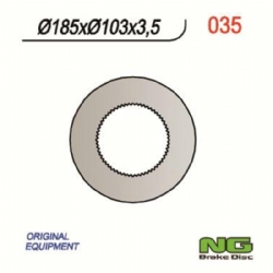 Disco de freno NG 035 185 x 3,5 mm fijo