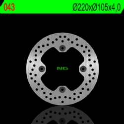 Disco de freno NG 043 220 x 4 mm trasero fijo
