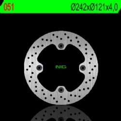 Disco de freno NG 051 242 x 4 mm delantero fijo
