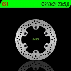 Disco de freno NG 091 230 x 5 mm trasero fijo