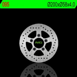 Disco de freno NG 095 200 x 4 mm trasero fijo