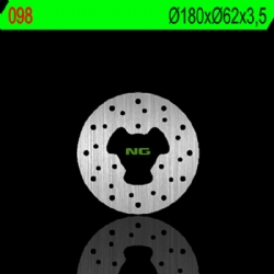 Disco de freno NG 098 180 x 3,5 mm trasero fijo