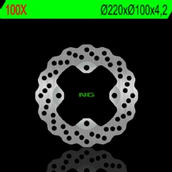 Disco de freno NG 100X 220 x 4,2 mm trasero ondulado