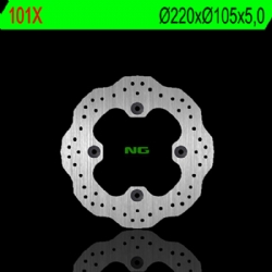 Disco de freno NG 101X 220 x 5 mm trasero ondulado