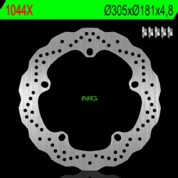 Disco de freno NG 1044X 305 x 4,8 mm delantero ondulado