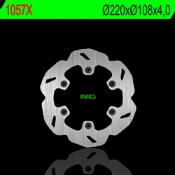 Disco de freno NG 1057X 220 x 4 mm trasero ondulado
