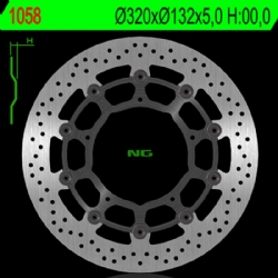 Disco de freno NG 1058 320 x 5 mm delantero flotante