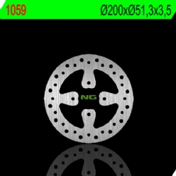Disco de freno NG 1059 200 x 3,5 mm trasero fijo