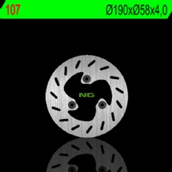 Disco de freno NG 107 190 x 4 mm fijo