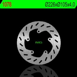 Disco de freno NG 1078 226 x 4 mm delantero fijo
