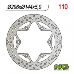 Disco de freno NG 110 296 x 5 mm fijo