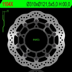 Disco de freno NG 1104X Ø 121,5/310 · 5 mm delantero