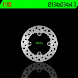 Disco de freno NG 1108 184 x 4 mm trasero fijo