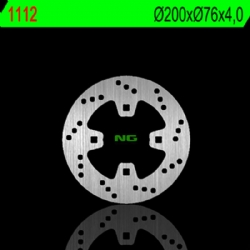 Disco de freno NG 1112 200 x 4 mm trasero fijo