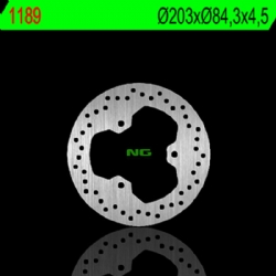 Disco de freno NG 1189 203 x 4,5 mm trasero fijo