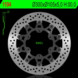 Disco de freno NG 1194 300 x 5 mm delantero flotante