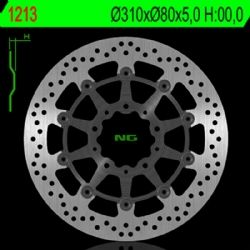 Disco de freno NG 1213 310 x 5 mm delantero flotante