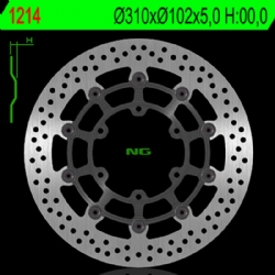 Disco de freno NG 1214 310 x 5 mm delantero flotante