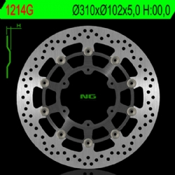 Disco de freno NG 1214G 310 x 5 mm delantero flotante