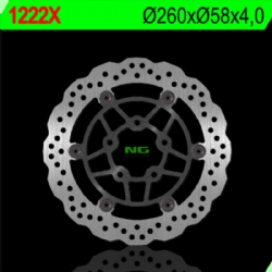 Disco de freno NG 1222X 260 x 4 mm delantero