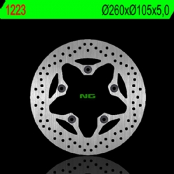 Disco de freno NG 1223 260 x 5 mm trasero fijo
