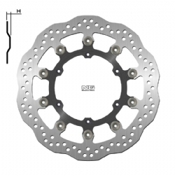 Disco de freno NG 1224XG 310 x 5 mm delantero